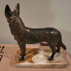 Vintage German Shepherd Figure On Base