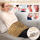Electric Heating Pad For Back Pain   Cramps Relief 12 x24 6 Level Auto Shut Off