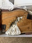 Timberland Waterproof Leather 6  Wheat Lace-up Work Boots Round Toe Size 8 M