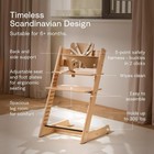 Stokke Tripp Trapp High Chair 2 Whitewash Baby Set 6-36 Months Adjustable
