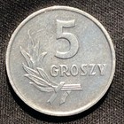 1963 Poland 5 Groszy Aluminum Coin - Ms  mint State Uncirculated  Condition