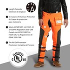 Chainsaw Chaps 8-layer Protective Apron Wrap Adjustable Chainsaw Pants chap For
