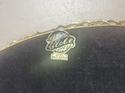 Vintage Globe 24kt Gold Plated Dresser Vanity Mirror Filigree  Tray