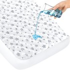 28  x52   Waterproof Fitted Crib Mattress Pad   Toddler Protector Baby White New