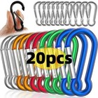 10 Pcs Stainless Steel Spring Snap Hooks Heavy Duty Carabiners Keychain Clip New