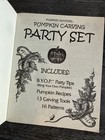 Vintage Kmart Pumpkin Masters Carving Party Book 16 Unused Patterns Halloween