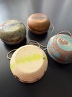 Lot Vintage Wooden Duncan Tournament Yo-yo Blue Green Brown Cream  One W String