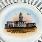 Springfield - Court House - Ma Massachusetts Antique Trinket Souvenir China Dish