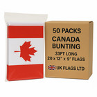          Wholesale Canada Flag Bunting 50 Packs     10m   33ft Each   World Cup