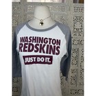 Nfl Team Apparel Nike Washington Commanders Quarter Length Sleeve Tee Sz Medium