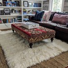 Super Thick Greek Flokati Rugs     3 5  Shag Pile    off White Shaggy Wool Area Rug