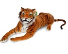 Melissa   Doug Large Bengal Tiger Giant 46  Lifelike Plush Stuffed Animal  2103