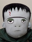 Universal Monsters Frankenstein   Bride Large Halloween Greeter Plush Set Gemmy
