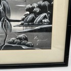 Vtg Japanese Silk Painting Beautifully Framed 