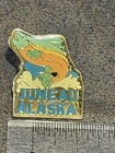 Juneau  Alaska Salmon Enamel Pin