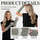Arm Warmers  3 Pairs Fingerless Knitted Arm Gloves