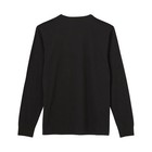 Indian Motorcycle Men s Essential Script Logo Ls Tee  Black   2865724