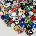 Huge Vintage   Modern Dice Lot Over 280 Pieces 3lbs 7 7 Oz Assorted Colors Sizes