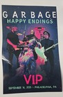Garbage  shirley Manson  Vip Happy Endings Tour Poster Philly Philadelphia  2025