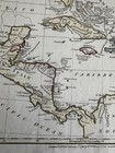 West Indies Caribbean East West Florida New Spain Cuba 1794 Wilkinson Scarce Map