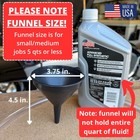 Transmission Funnel Set 4 Foot Clear Tubing Oil Filler Tool New