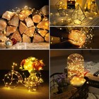 99ft Led Fairy String Lights With Remote  300 Leds 2700k Copper Wire Lights