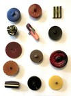 Fun Lot Colorful Vintage Celluloid Buttons In Various Shapes   Sizes