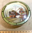 1994 Panclox Train Quartz Clock - Railroad Train Collectible Wall Clock  c 