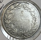 France 1830 Ma Silver Five 5 Francs Vf Condition Coin Rare Only 65 490 Mtd