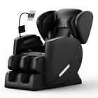Zero Gravity Massage Chair Recliner With Full Body Air Pressure   Heating Black