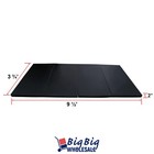Black Thick Foam Folding 4 Panel Gymnastics Gym Mat Exercise Fitness Yoga