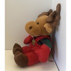 Dan Dee Collector   s Choice Moose Christmas Santa Helper Stuffed Animal Plush Toy