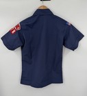 Boy Scouts Bsa Cub Scout Youth Button Shirt Short Sleeve Usa Blue Size Medium