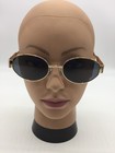 Celine Women s Oval Gold Trendy Fashion Sunglasses 55-18-137 Grey Lenses