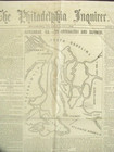 Civil War Savannah Georgia Map Illus News Fort Pulaski Etc  1862