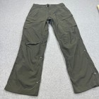 Rei Co-op Sahara Convertible Cargo Hiking Pant Olive Green Mens 30x30 Fits 30x28