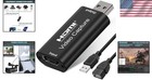 Multi-purpose 4k Hdmi To Usb Capture Card - Perfect For Streaming   Teaching