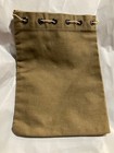 Vintage Canvas Drawstring Denver National Bank Deposit Bag Olive Utility Pouch