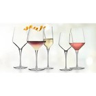 Libbey 9322 Reserve 13 Oz Prism Stemmed Wine Glass - 1 Doz