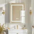 18x24inch Lighted Medicine Cabinet With Mirror Led Bathroom Mirror Cabinet
