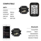 Cadence And Speed Sensor Dual Mode Rpm Monitor Bluetooth 4 0 Ant For Road Bike
