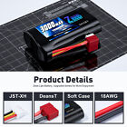 2x Zeee 2s Li-ion Battery 3000mah 7 4v Battery With Deans Connector Usb Charger