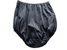 Vintage Shadowline Granny Panties High Waist Semi Sheer Black Volup Pinup 7