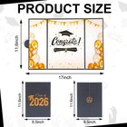 Graduation Signature Book Black Gold Guest Book Class Party Keepsake Memory Book