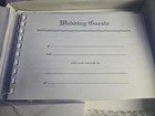 Wedding Guest Book With Matching Pen White With Gorgeouse Embroidery Design