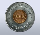 1972 Roberto Clemente Officially Licensed Penny Ball Marker Golf Mlb - New Item 