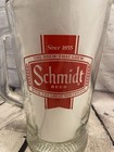 Vintage Schmidt Beer Pitcher All Red Logo