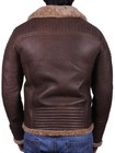 Mens B3 Raf Aviator Sheep Skin Leather Bomber Winter Flying Pilot Jacket Coat