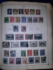 Chile 1853 To 1923 Stamp Collection On 3 Antique Album Pages
