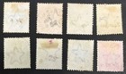 8 Very Good 1895 Zanzibar Qv  india  Overprint Varieties Used